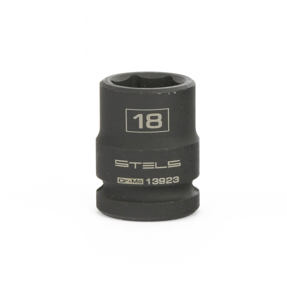 instrument116.com Головка ударная короткая 6гр 1/2" 18мм "Stels" 13923