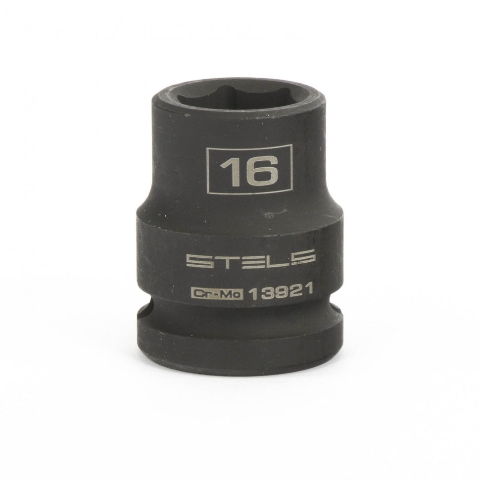 instrument116.com Головка ударная короткая 6гр 1/2" 16мм "Stels" 13921