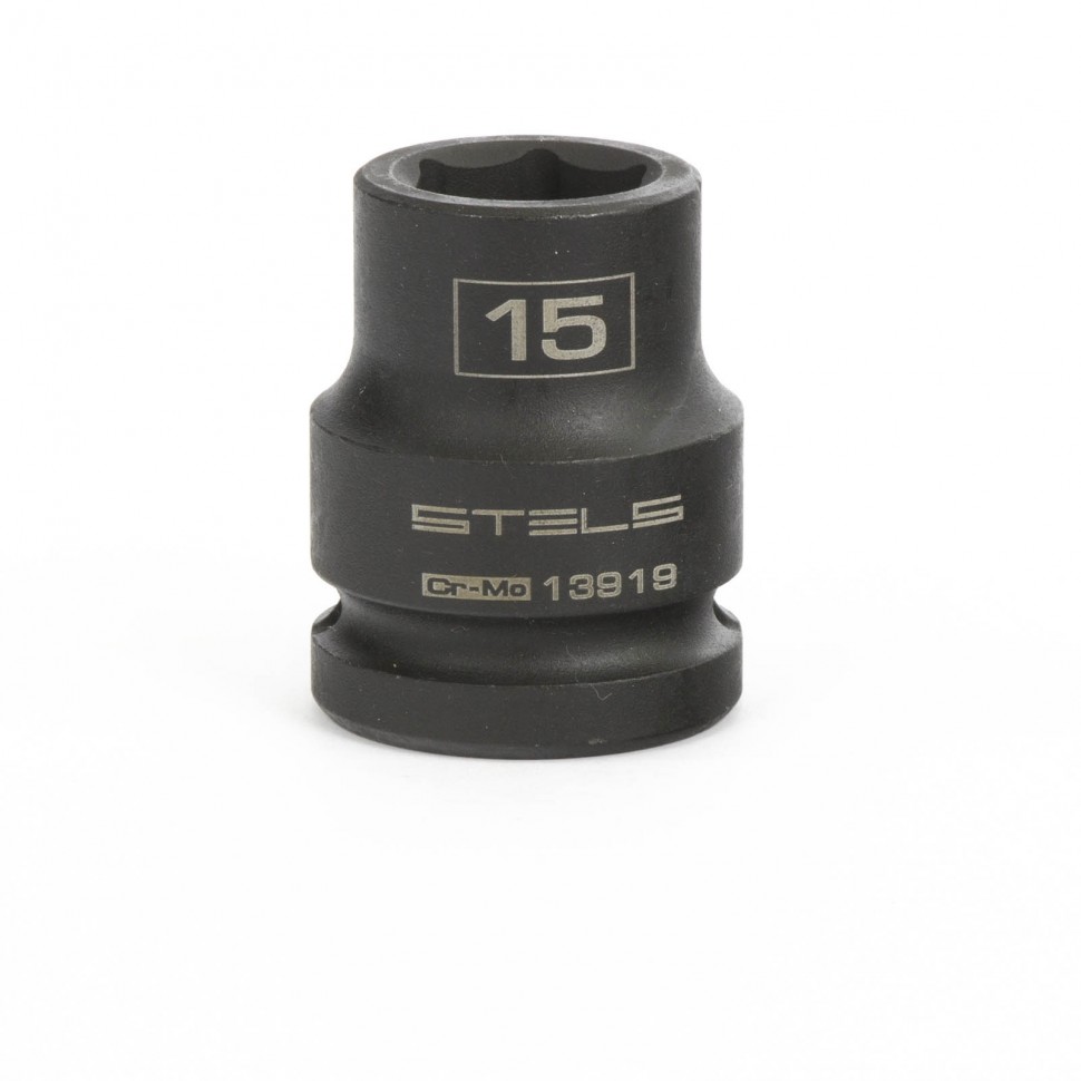 instrument116.com Головка ударная короткая 6гр 1/2" 15мм "Stels" 13919